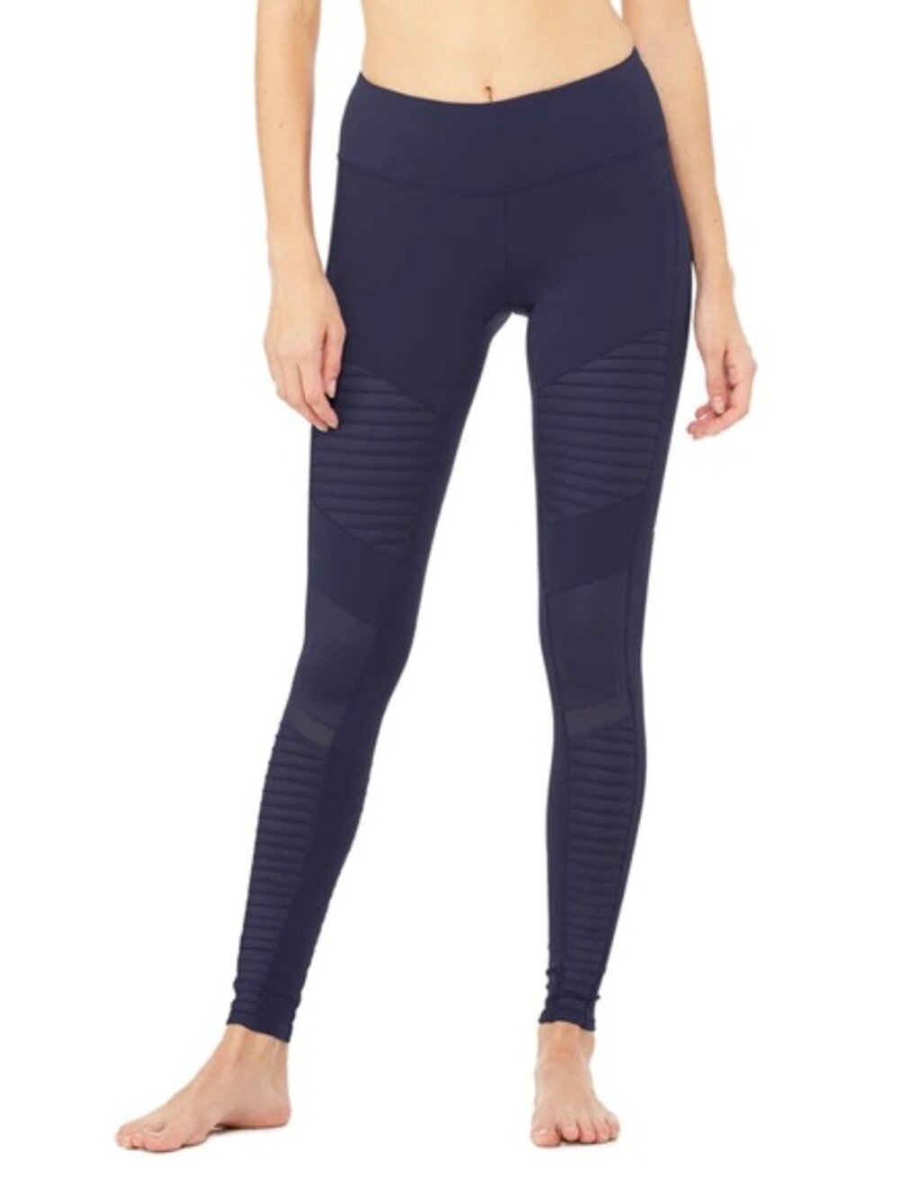 Alo Yoga High-Waist Moto Leggings Navy XS